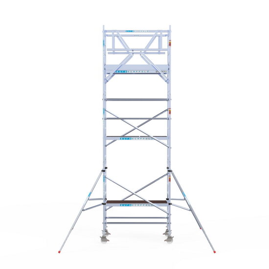 Euroscaffold Rolsteiger Euroscaffold Original 90x190 7,2m werkhoogte carbon vloer vrijstaand