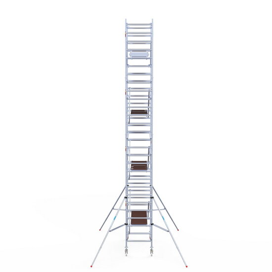 Euroscaffold Rolsteiger Euroscaffold Original 90x190 9,2m werkhoogte carbon vloer vrijstaand
