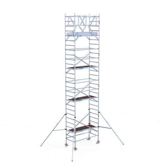 Euroscaffold Rolsteiger Euroscaffold Original 90x190 9,2m werkhoogte carbon vloer vrijstaand