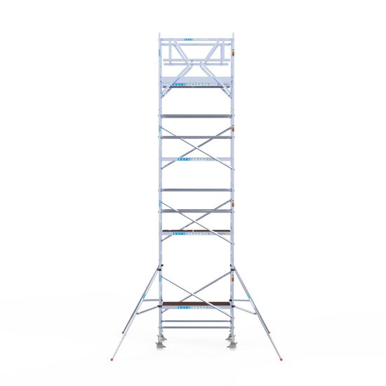 Euroscaffold Rolsteiger Euroscaffold Original 90x190 9,2m werkhoogte carbon vloer vrijstaand