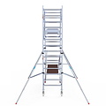 Euroscaffold Rolsteiger Euroscaffold Original 90x250 5,2m werkhoogte carbon vloer vrijstaand