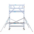 Euroscaffold Rolsteiger Euroscaffold Original 90x250 5,2m werkhoogte carbon vloer vrijstaand