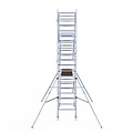 Euroscaffold Rolsteiger Euroscaffold Original 90x250 6,2m werkhoogte carbon vloer vrijstaand