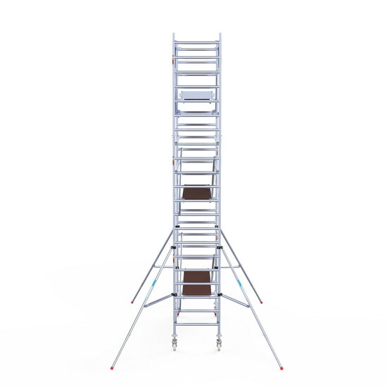 Euroscaffold Rolsteiger Euroscaffold Original 90x250 7,2m werkhoogte carbon vloer vrijstaand