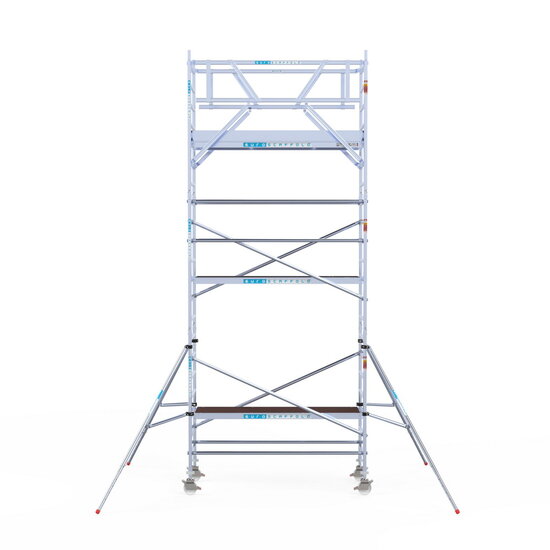 Euroscaffold Rolsteiger Euroscaffold Original 90x250 7,2m werkhoogte carbon vloer vrijstaand