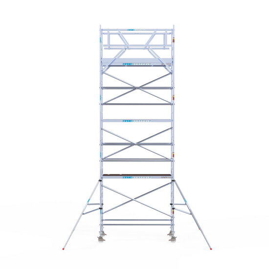 Euroscaffold Rolsteiger Euroscaffold Original 90x250 8,2m werkhoogte carbon vloer vrijstaand