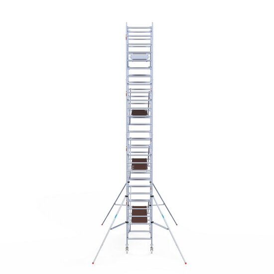 Euroscaffold Rolsteiger Euroscaffold Original 90x250 9,2m werkhoogte carbon vloer vrijstaand