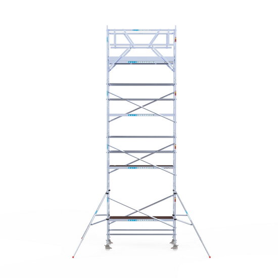 Euroscaffold Rolsteiger Euroscaffold Original 90x250 9,2m werkhoogte carbon vloer vrijstaand