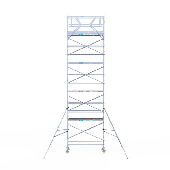 Euroscaffold Rolsteiger Euroscaffold Original 90x250 10,2m werkhoogte carbon vloer vrijstaand