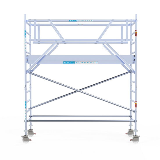 Euroscaffold Rolsteiger Euroscaffold Original 90x305 4,2m werkhoogte carbon vloer vrijstaand