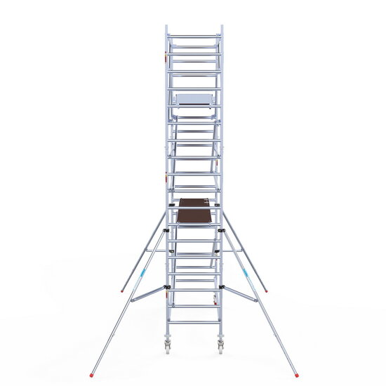 Euroscaffold Rolsteiger Euroscaffold Original 90x305 6,2m werkhoogte carbon vloer vrijstaand
