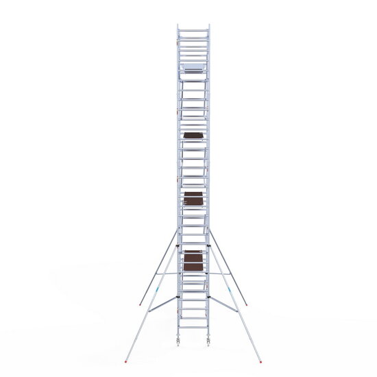 Euroscaffold Rolsteiger Euroscaffold Original 90x305 10,2m werkhoogte carbon vloer vrijstaand