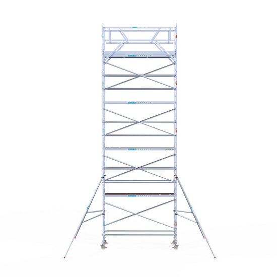 Euroscaffold Rolsteiger Euroscaffold Original 90x305 10,2m werkhoogte carbon vloer vrijstaand