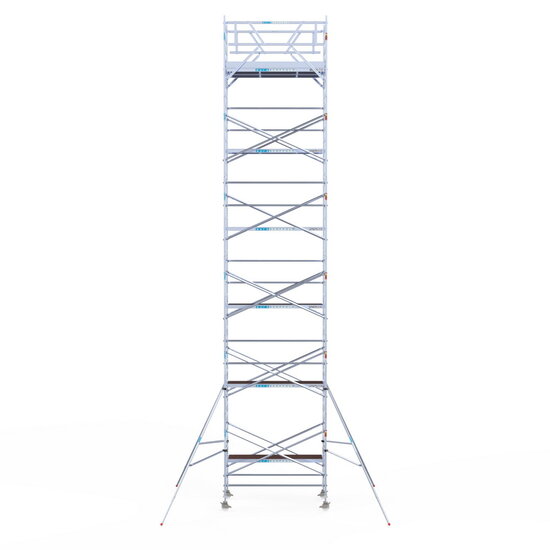 Euroscaffold Rolsteiger Euroscaffold Original 135x250 13,2m werkhoogte vrijstaand