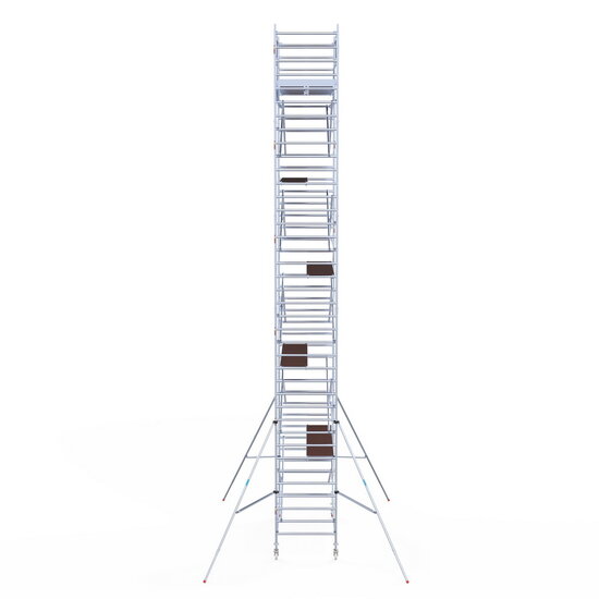 Euroscaffold Rolsteiger Euroscaffold Original 135x305 12,2m werkhoogte vrijstaand