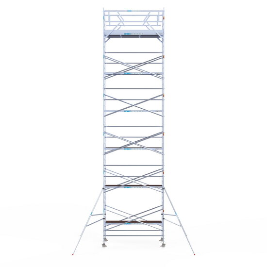 Euroscaffold Rolsteiger Euroscaffold Original 135x305 13,2m werkhoogte vrijstaand