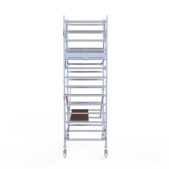 Euroscaffold Rolsteiger Euroscaffold Original 135x190 5,2m werkhoogte carbon vloer vrijstaand