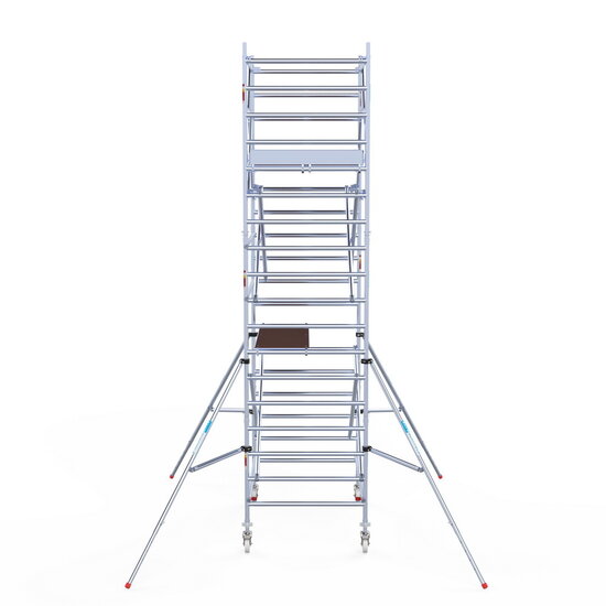 Euroscaffold Rolsteiger Euroscaffold Original 135x190 6,2m werkhoogte carbon vloer vrijstaand