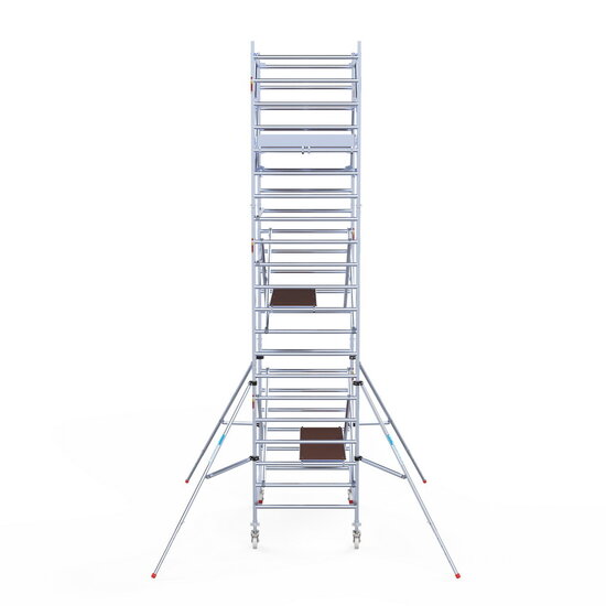 Euroscaffold Rolsteiger Euroscaffold Original 135x190 7,2m werkhoogte carbon vloer vrijstaand