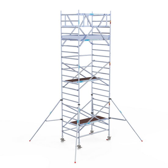 Euroscaffold Rolsteiger Euroscaffold Original 135x190 7,2m werkhoogte carbon vloer vrijstaand
