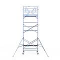 Euroscaffold Rolsteiger Euroscaffold Original 135x190 7,2m werkhoogte carbon vloer vrijstaand
