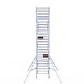 Euroscaffold Rolsteiger Euroscaffold Original 135x190 8,2m werkhoogte carbon vloer vrijstaand