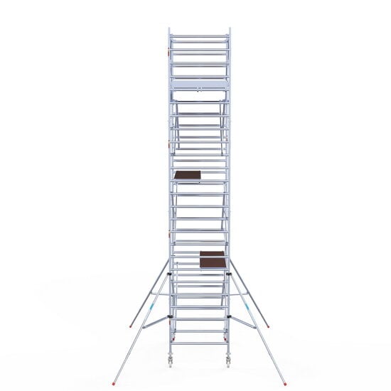 Euroscaffold Rolsteiger Euroscaffold Original 135x190 8,2m werkhoogte carbon vloer vrijstaand
