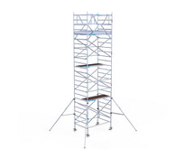 Rolsteiger Euroscaffold Original 135x190 8,2m werkhoogte carbon vloer vrijstaand