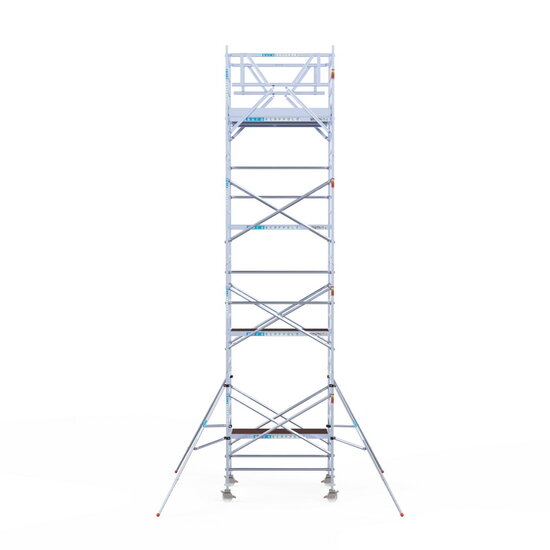 Euroscaffold Rolsteiger Euroscaffold Original 135x190 9,2m werkhoogte carbon vloer vrijstaand