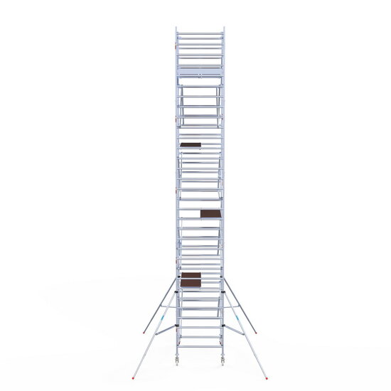 Euroscaffold Rolsteiger Euroscaffold Original 135x190 10,2m werkhoogte carbon vloer vrijstaand
