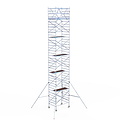 Euroscaffold Rolsteiger Euroscaffold Original 135x190 12,2m werkhoogte carbon vloer vrijstaand