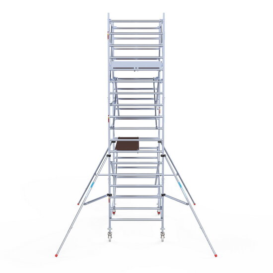 Euroscaffold Rolsteiger Euroscaffold Original 135x250 6,2m werkhoogte carbon vloer vrijstaand