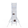 Euroscaffold Rolsteiger Euroscaffold Original 135x250 7,2m werkhoogte carbon vloer vrijstaand