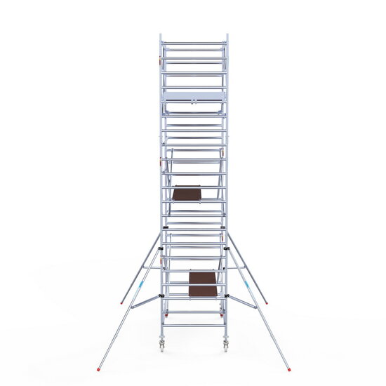 Euroscaffold Rolsteiger Euroscaffold Original 135x250 7,2m werkhoogte carbon vloer vrijstaand