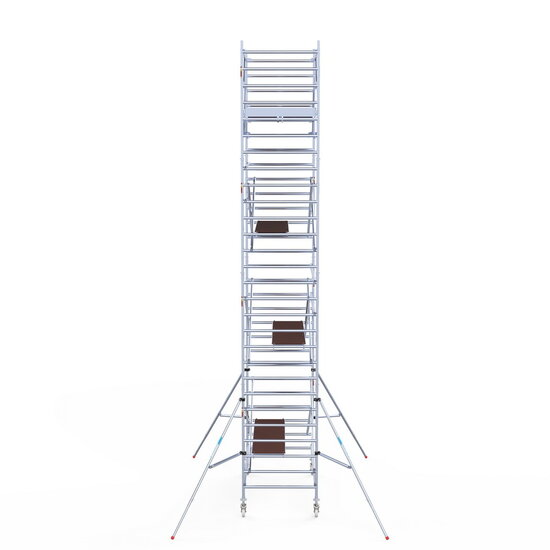 Euroscaffold Rolsteiger Euroscaffold Original 135x250 9,2m werkhoogte carbon vloer vrijstaand