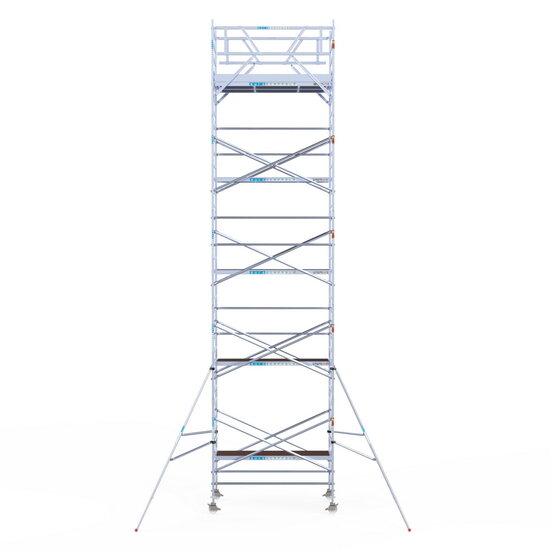 Euroscaffold Rolsteiger Euroscaffold Original 135x250 11,2m werkhoogte carbon vloer vrijstaand
