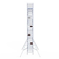 Euroscaffold Rolsteiger Euroscaffold Original 135x250 12,2m werkhoogte carbon vloer vrijstaand
