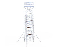 Rolsteiger Euroscaffold Original 135x250 12,2m werkhoogte carbon vloer vrijstaand