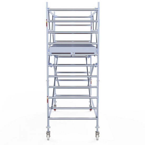 Euroscaffold Rolsteiger Euroscaffold Original 135x305 4,2m werkhoogte carbon vloer vrijstaand
