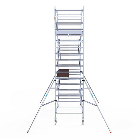 Euroscaffold Rolsteiger Euroscaffold Original 135x305 6,2m werkhoogte carbon vloer vrijstaand