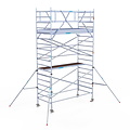 Euroscaffold Rolsteiger Euroscaffold Original 135x305 6,2m werkhoogte carbon vloer vrijstaand