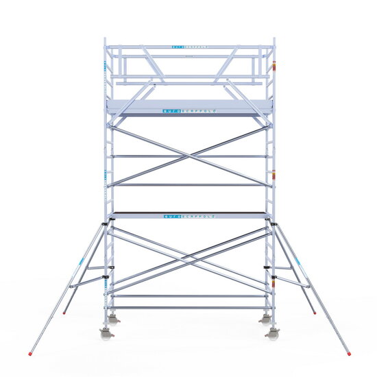 Euroscaffold Rolsteiger Euroscaffold Original 135x305 6,2m werkhoogte carbon vloer vrijstaand