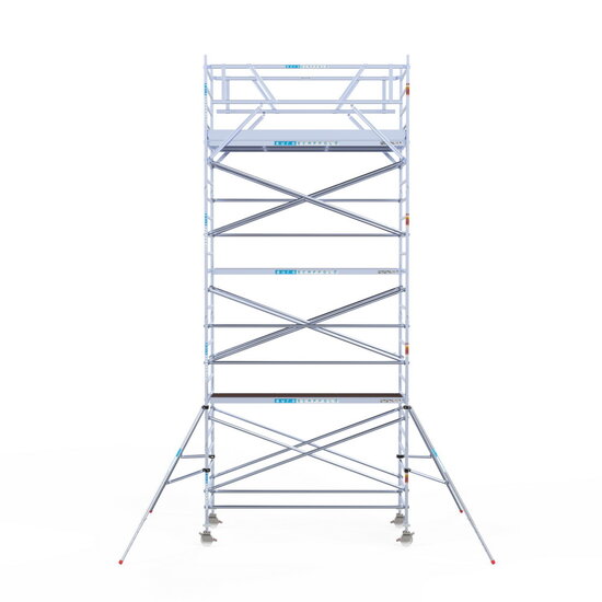 Euroscaffold Rolsteiger Euroscaffold Original 135x305 8,2m werkhoogte carbon vloer vrijstaand