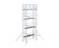 Rolsteiger Euroscaffold Original 135x305 9,2m werkhoogte carbon vloer vrijstaand