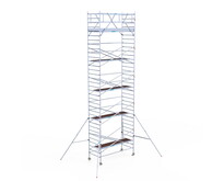 Rolsteiger Euroscaffold Original 135x305 11,2m werkhoogte carbon vloer vrijstaand