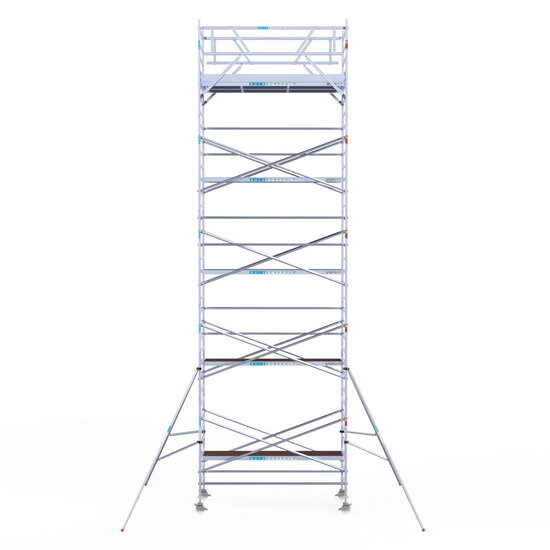 Euroscaffold Rolsteiger Euroscaffold Original 135x305 11,2m werkhoogte carbon vloer vrijstaand