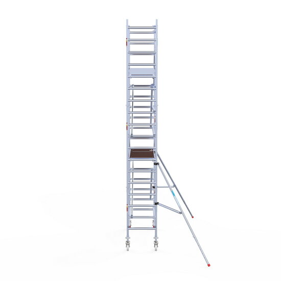 Euroscaffold Rolsteiger Euroscaffold Original 75x190 6,2m werkhoogte tegen de gevel