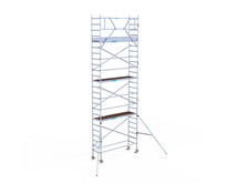 Rolsteiger Euroscaffold Original 75x250 8,2m werkhoogte tegen de gevel