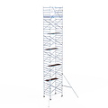Euroscaffold Rolsteiger Euroscaffold Original 135x190 12,2m werkhoogte tegen de gevel