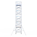 Euroscaffold Rolsteiger Euroscaffold Original 135x190 12,2m werkhoogte tegen de gevel